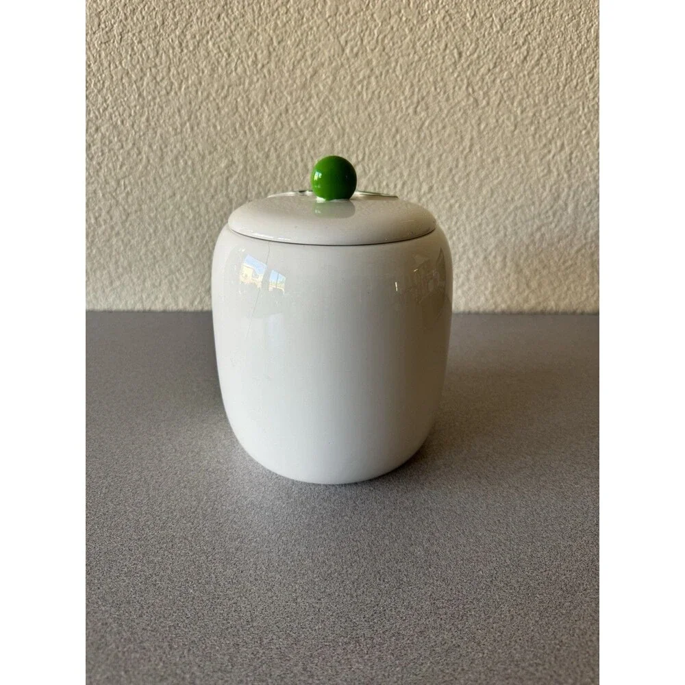 M&M’s Green Character Ceramic Cookie Jar with Lid 8” Collectible
